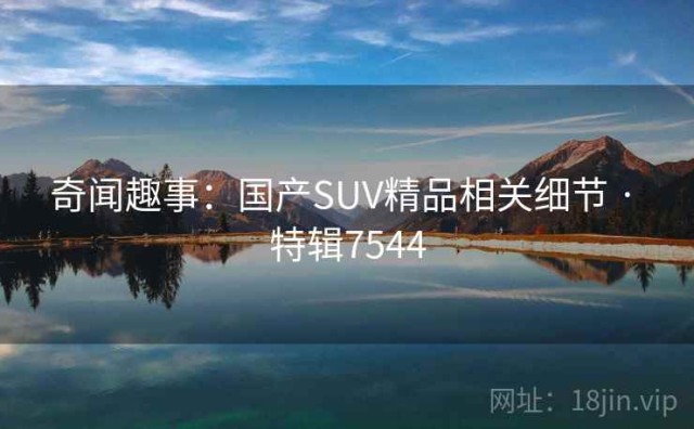 奇闻趣事：国产SUV精品相关细节 · 特辑7544
