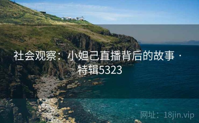 社会观察：小妲己直播背后的故事 · 特辑5323