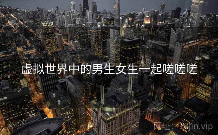 虚拟世界中的男生女生一起嗟嗟嗟