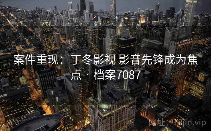 案件重现:丁冬影视 影音先锋成为焦点 · 档案7087 案件重现:丁冬影视 影音先锋成为焦点 · 档案7087